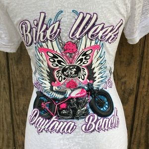 Daytona Bike Week 2016 Burnout Hoodie T Shirt